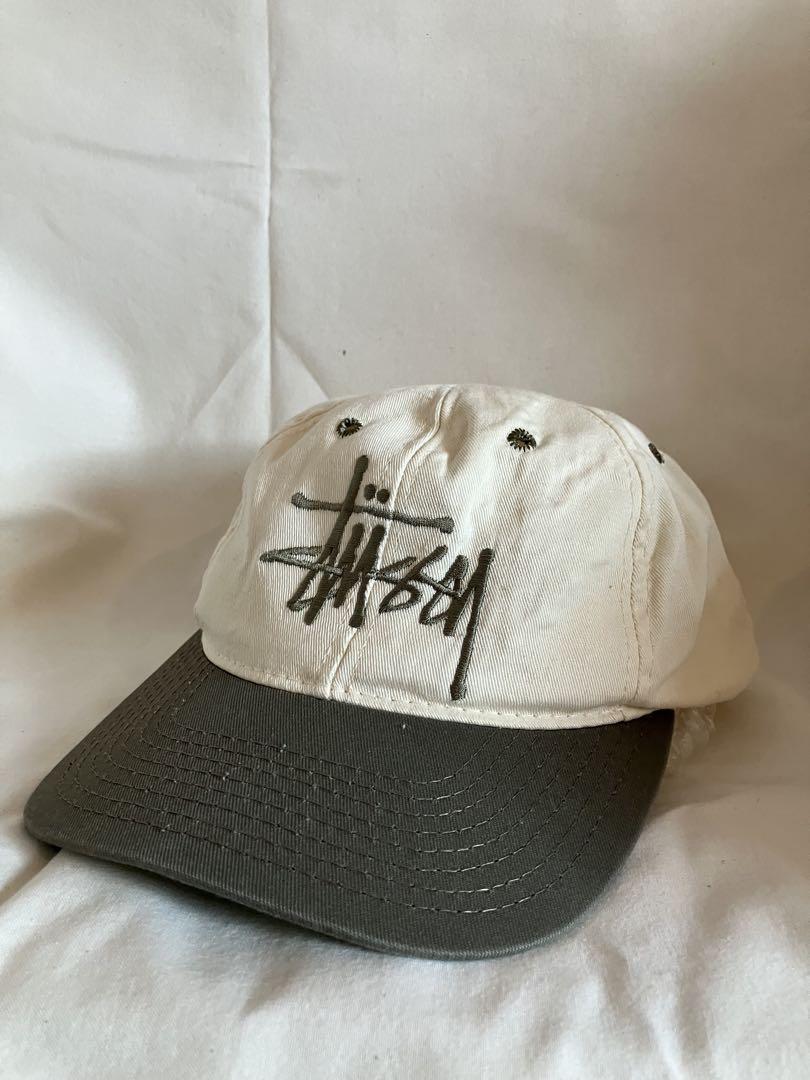 OLDステューシー　 Vintageキャップ　ツートン　USA製　ヴィンテージ