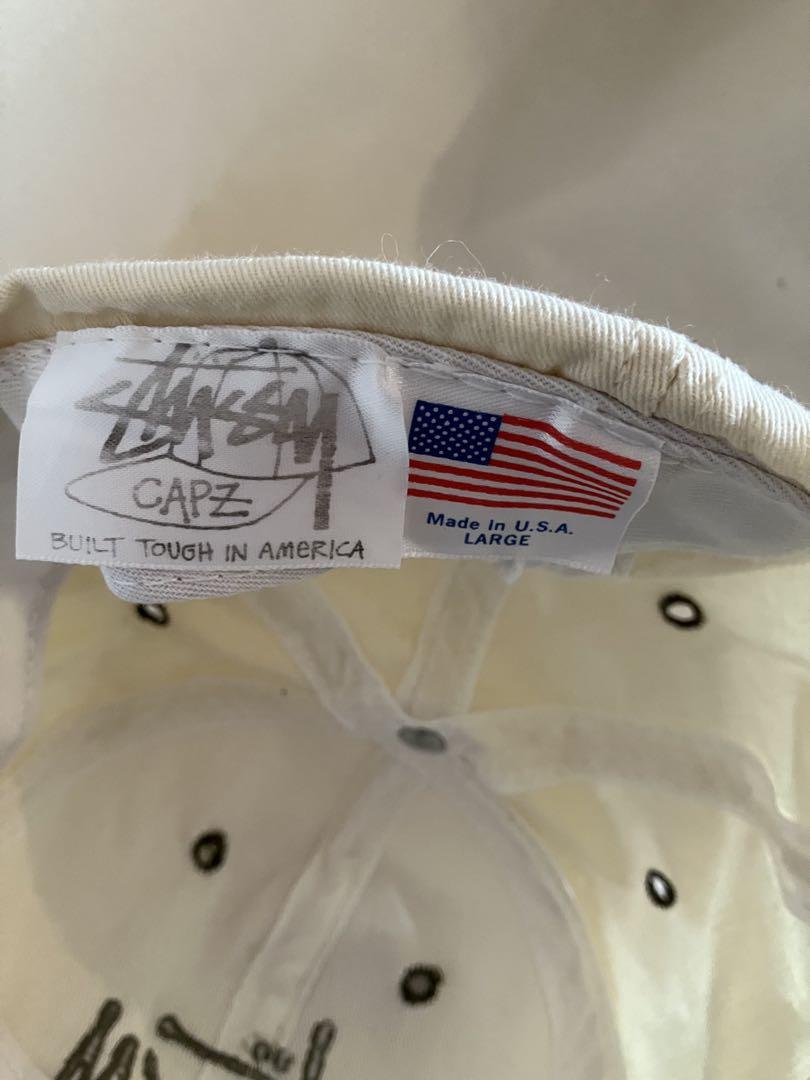 OLDステューシー　 Vintageキャップ　ツートン　USA製　ヴィンテージ