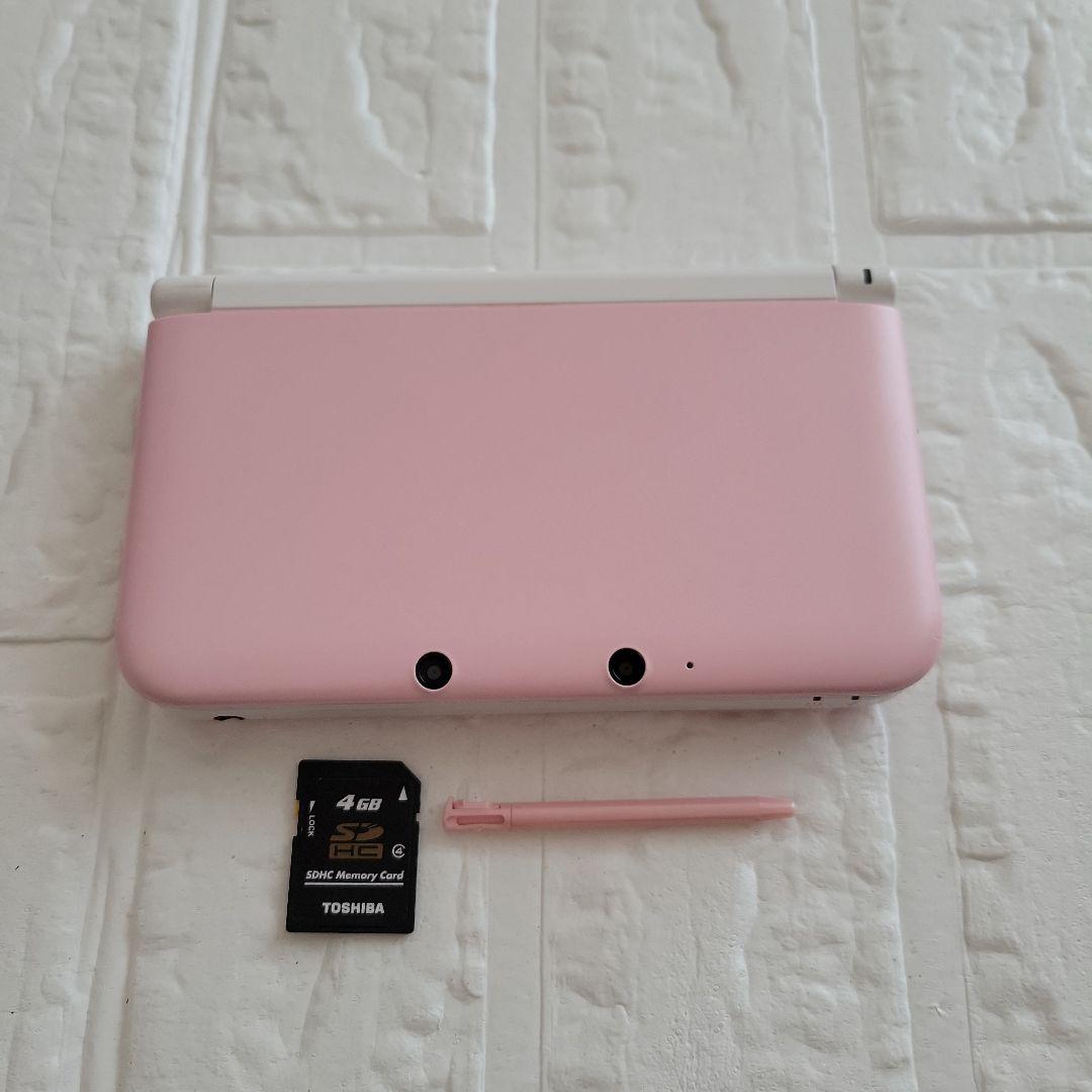 【ジャンク】 3DS LL 本体 4GBメモリーカード付き ピンク