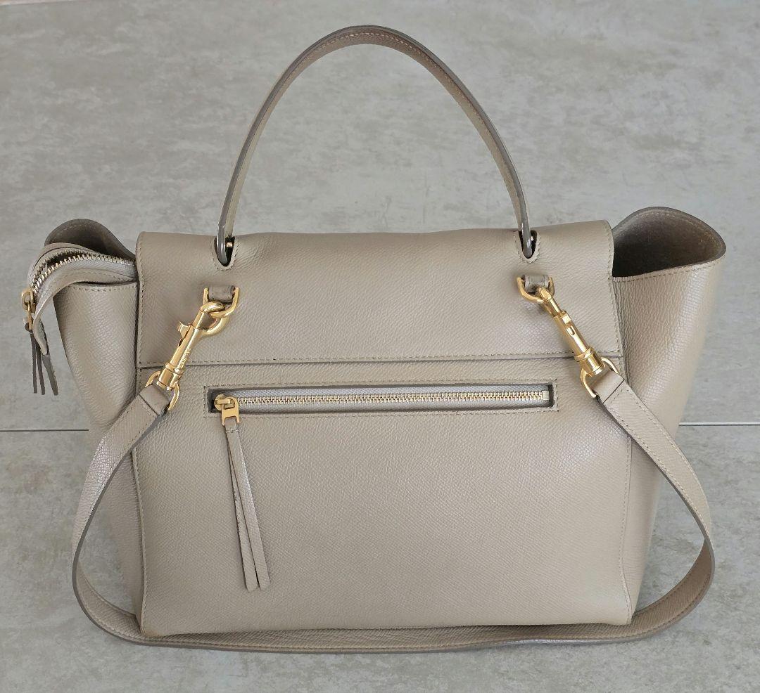 CELINE ベルトバッグ ベージュ ハンドバッグ