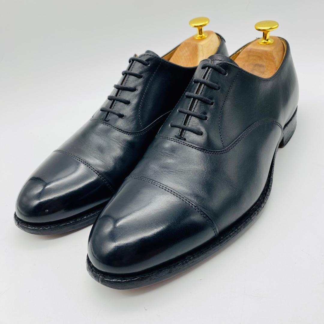 【良品】クロケットアンドジョーンズ BEDFORD ストレート 黒 7.5 高級
