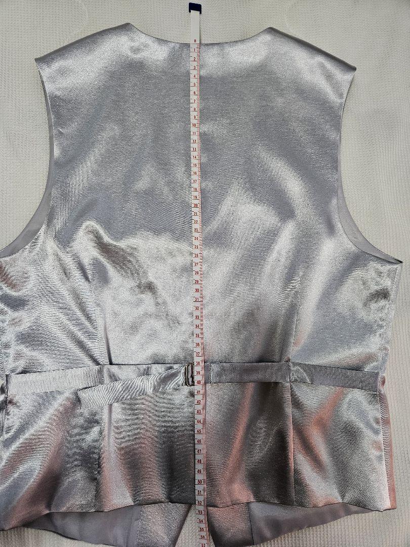 画像追加【COCOMELODY】タキシードセットアップ　シルバー　9点セット