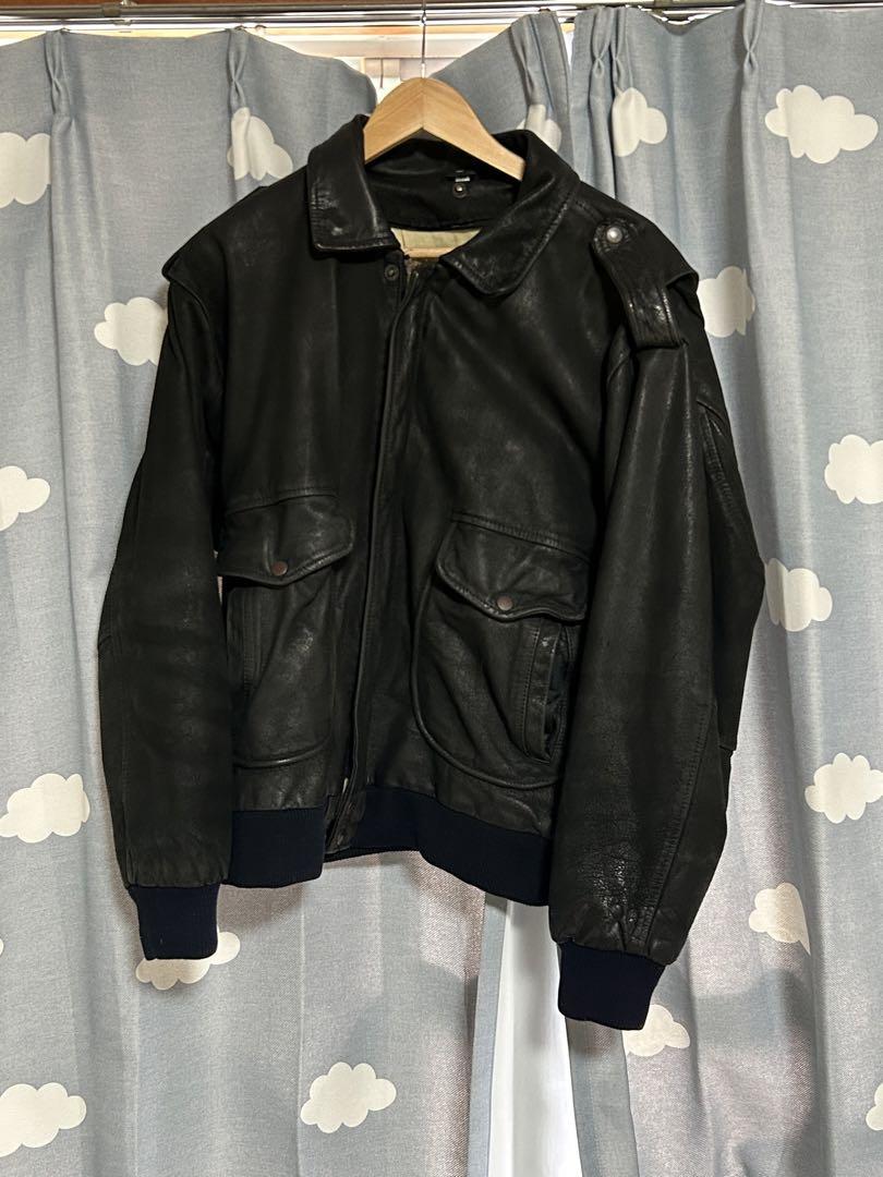 レザージャケット　ペイントカスタム　A2