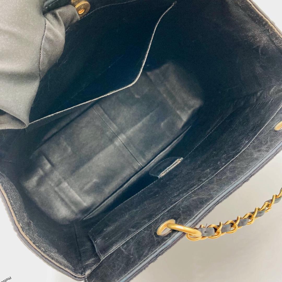 CHANEL シャネル　トートバッグ　チェーンショルダー　チョコバー　0116 CHANEL シャネル トートバッグ チェーンショルダー チョコバー