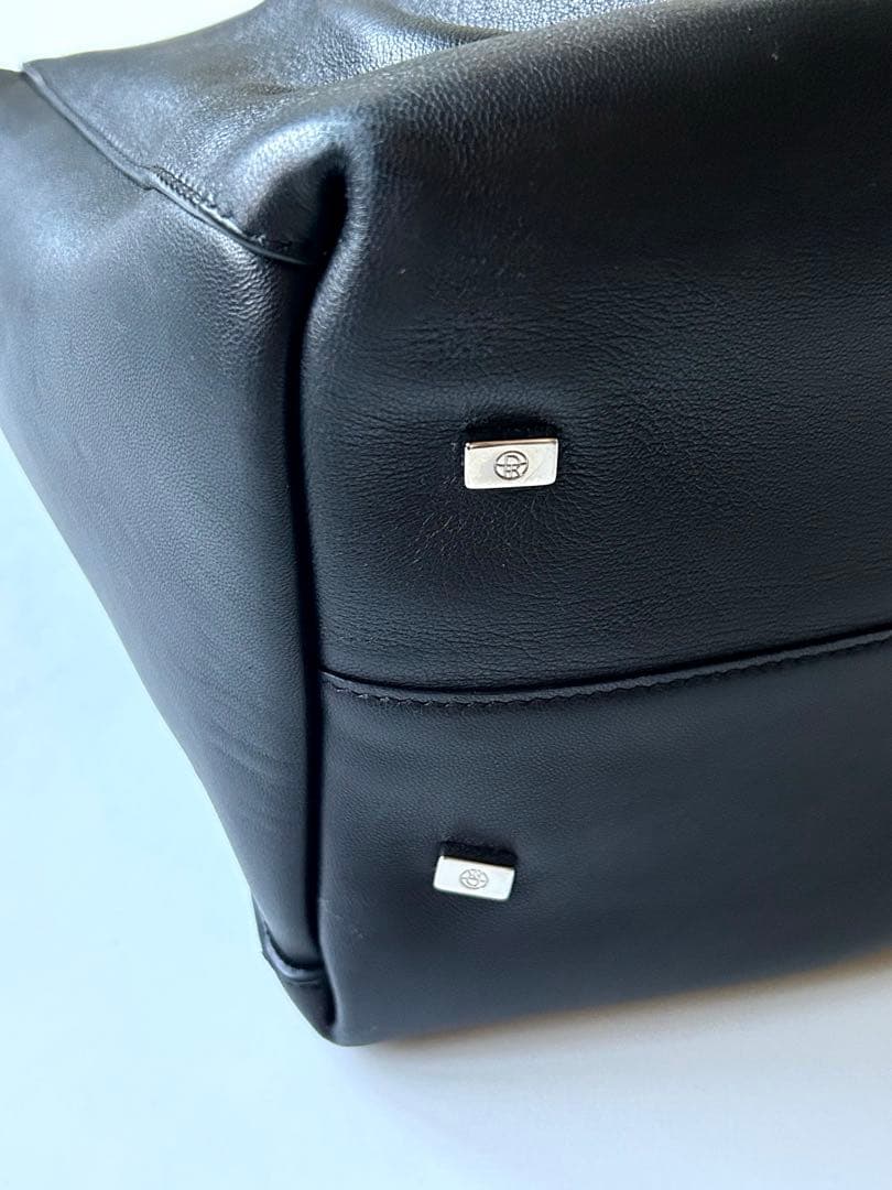 ☆極美品☆the row☆正規品&極上♡柔らかラムスキン 美しいバッグ 黒