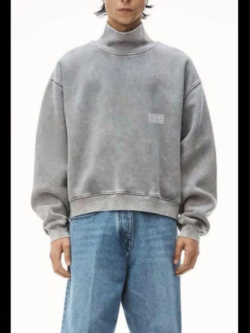 【正規品】alexanderwang グレー　ハイネック　スウェット