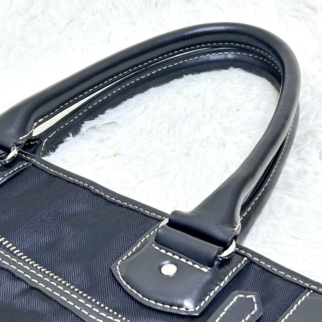 【極美品】 Men's Bigi 2way トートバッグ レザー使用 A4○