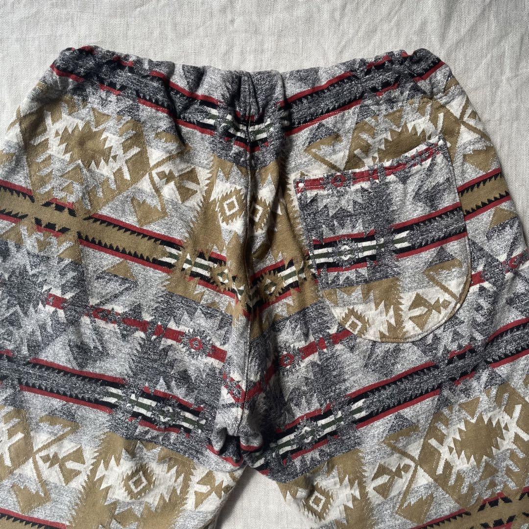 KAPITAL キャピタル 総柄 ネイティブ ハーフパンツ スウェット