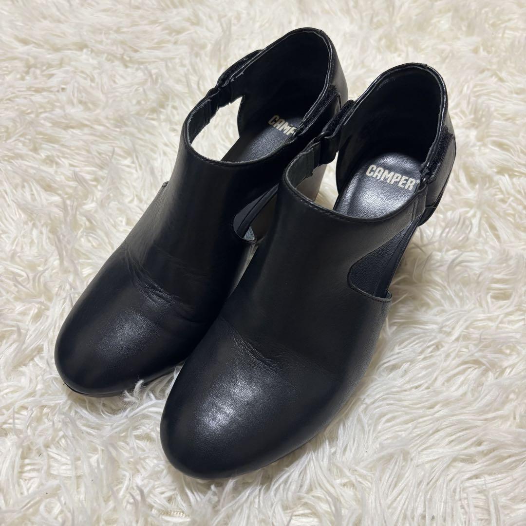 【再入荷！】 ✨美品 CAMPER ヒールサンダル厚底レザー ウェッジソール 靴