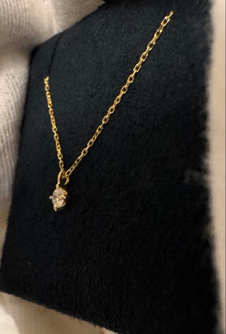 ete ネックレス　ダイヤモンド　イエローゴールド