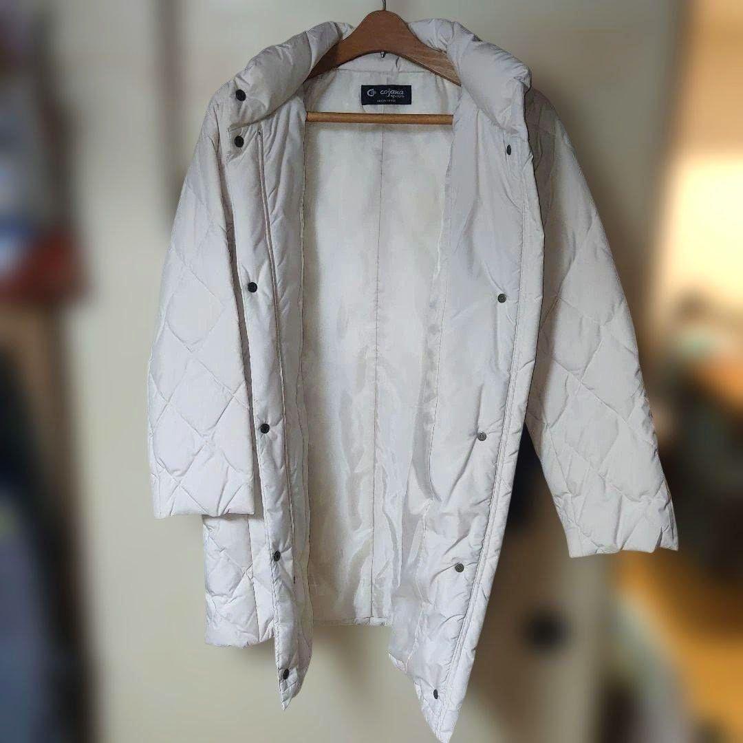 美品✨東京スタイル/ダウンコート/ダウンジャケット/アイボリー/9号Mサイズ相当 美品✨東京スタイル/ダウンコート/ダウンジャケット/アイボリー/9号Mサイズ相当