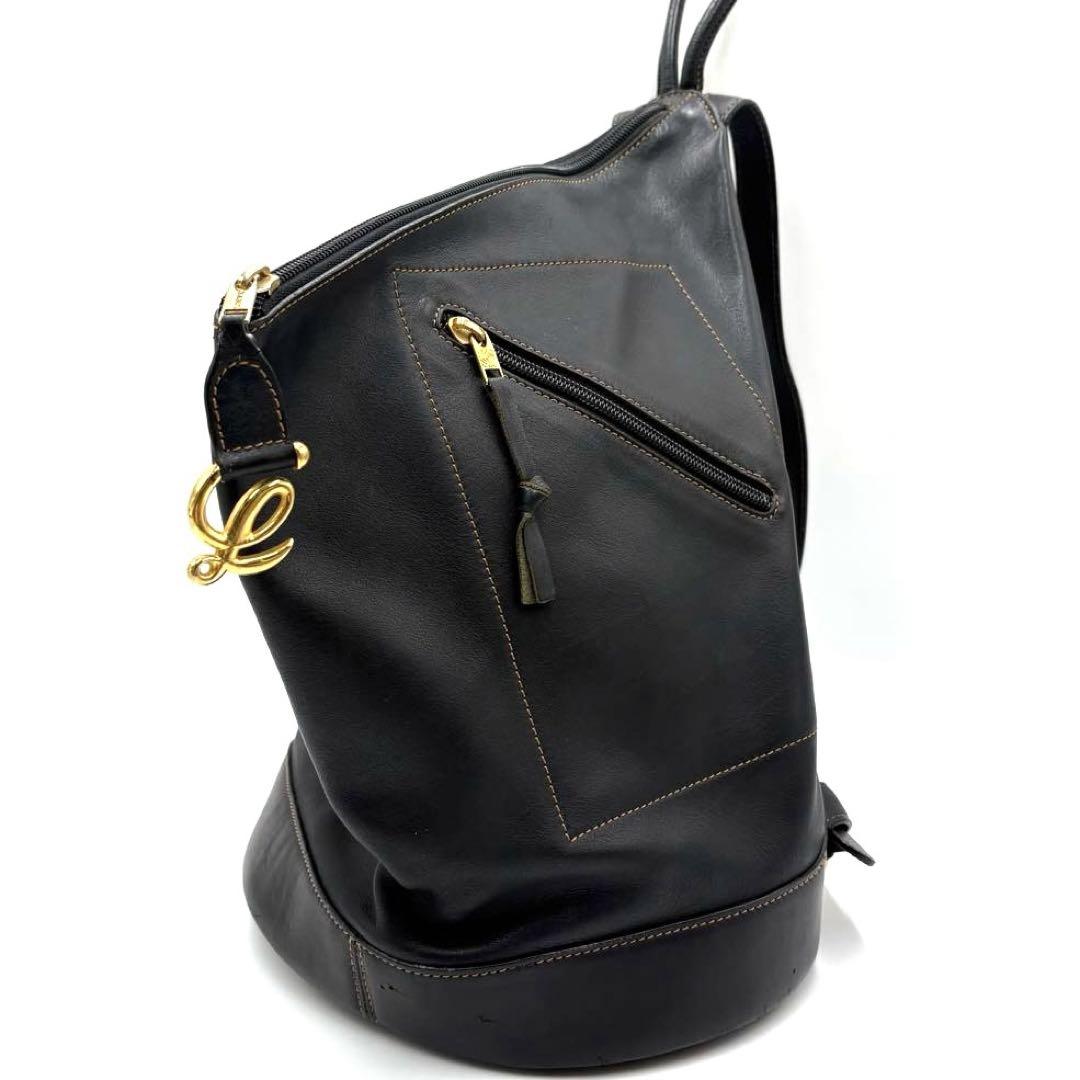 LOEWE - 美品 Vintage ロエベ LOEWE アントン バッグ リュック