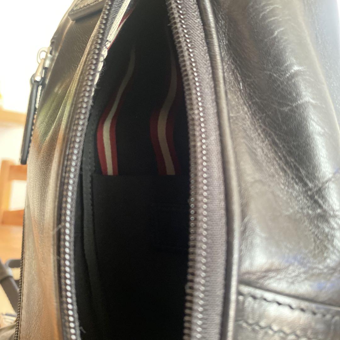 BALLY バリー ロゴ刻印入りレザー クロスボディバッグ/ショルダーバッグ