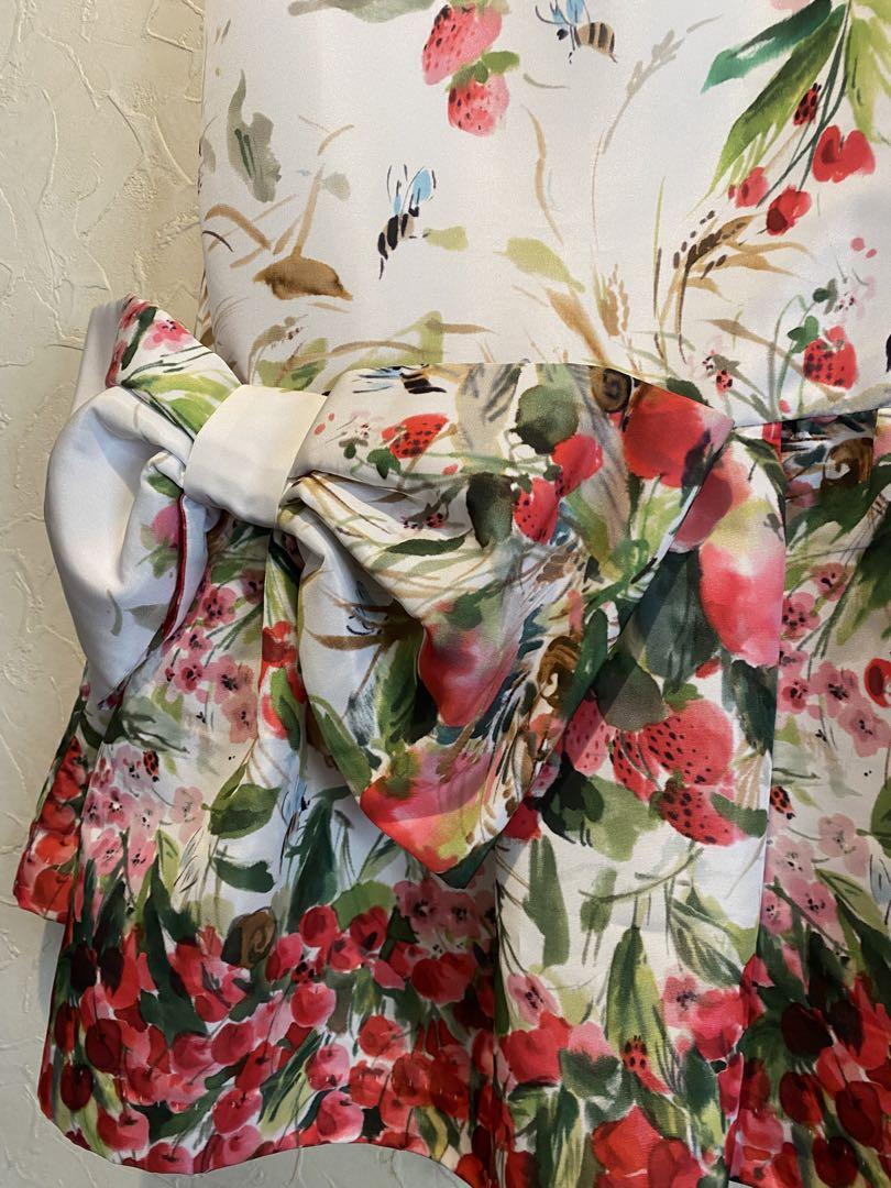 【RED VALENTINO】フラワー ワンピース ＊関税/送料込み RED VALENTINO】フラワー ワンピース ＊関税/送料込み