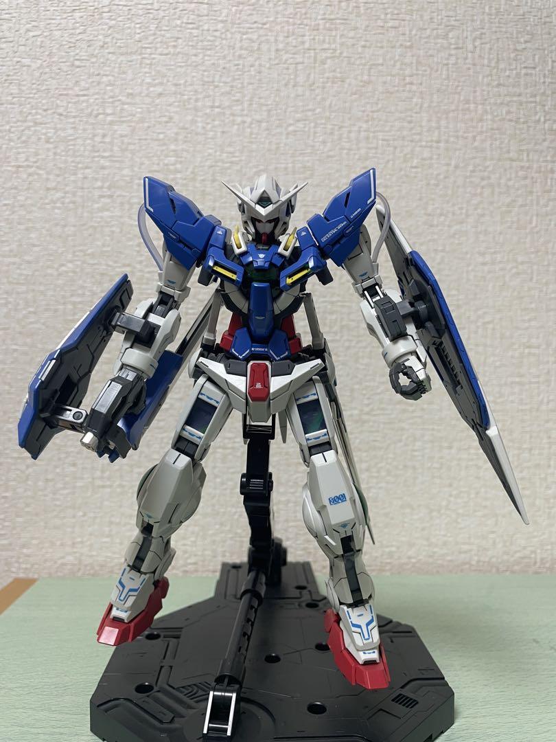 ガンプラ　ガンダムOO 1/100 組立済み3体セット&おまけMGユニコーン
