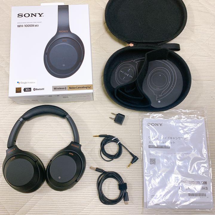 SONY ブラック 完動品 P74hc-m77000058618 WH-1000XM3 最新品国産