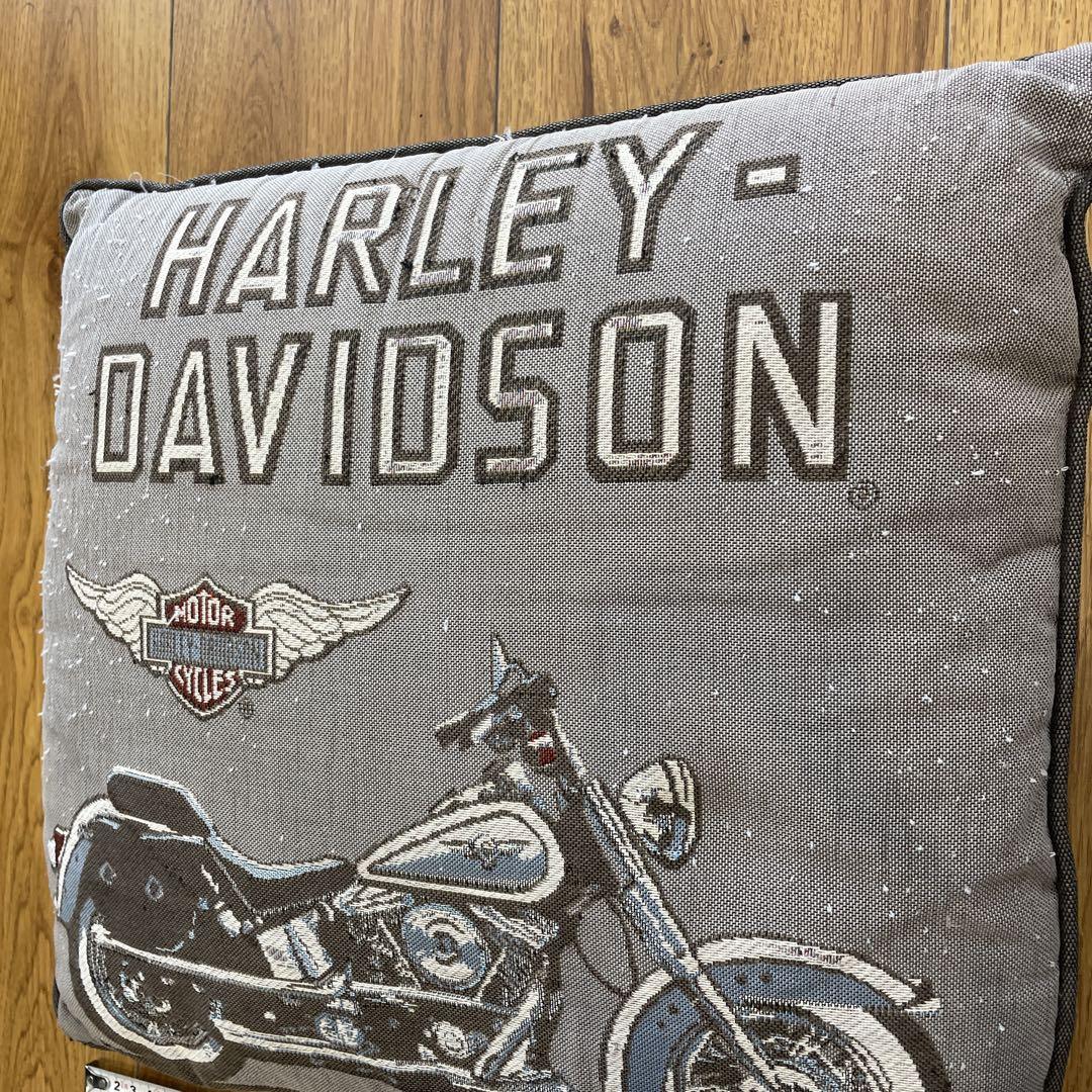 ヴィンテージHARLEY DAVIDSONクッション　ハーレーダビッドソン