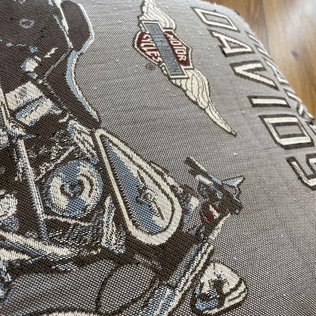 ヴィンテージHARLEY DAVIDSONクッション　ハーレーダビッドソン