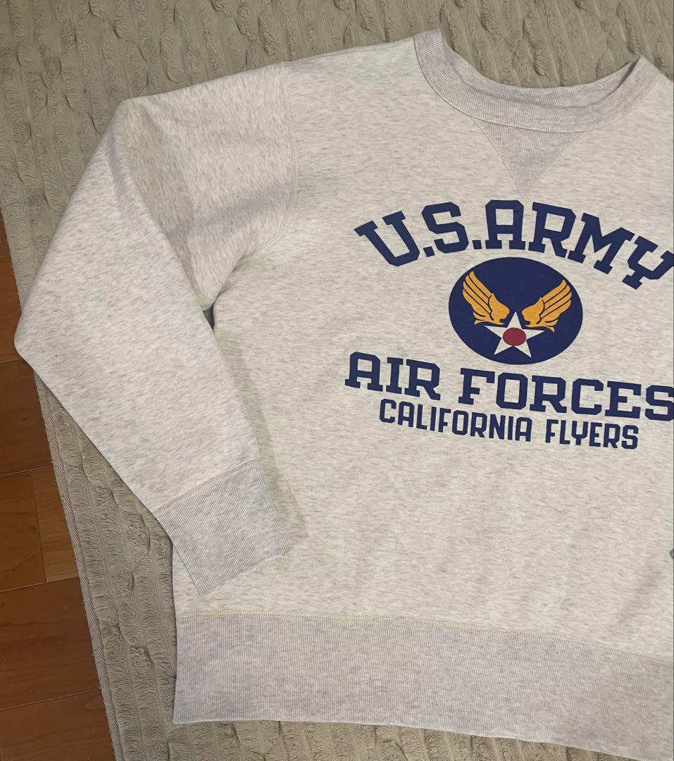 バズリクソン　前Vスウェット　US ARMY AIR FORCE