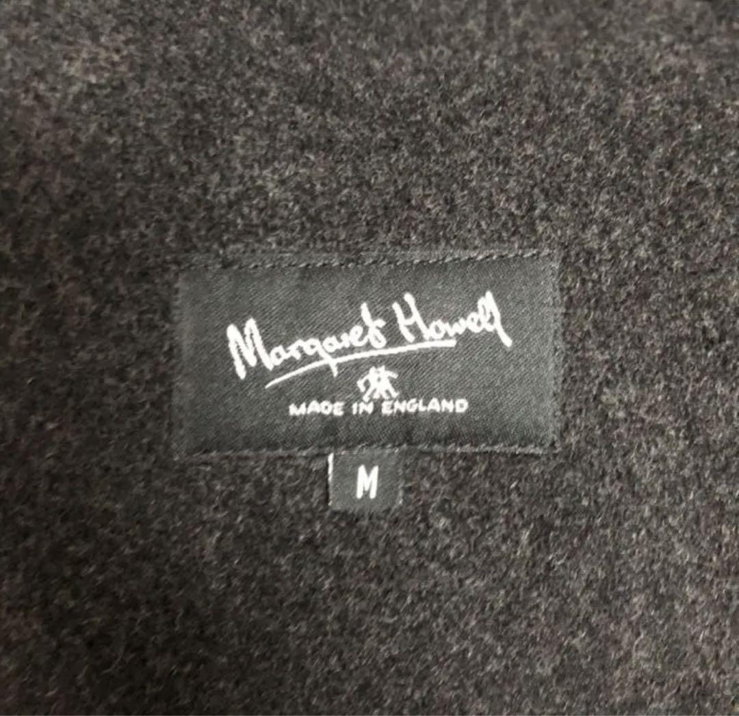 【英国製】MARGARET HOWELL ダッフルコート（チャコールグレー）