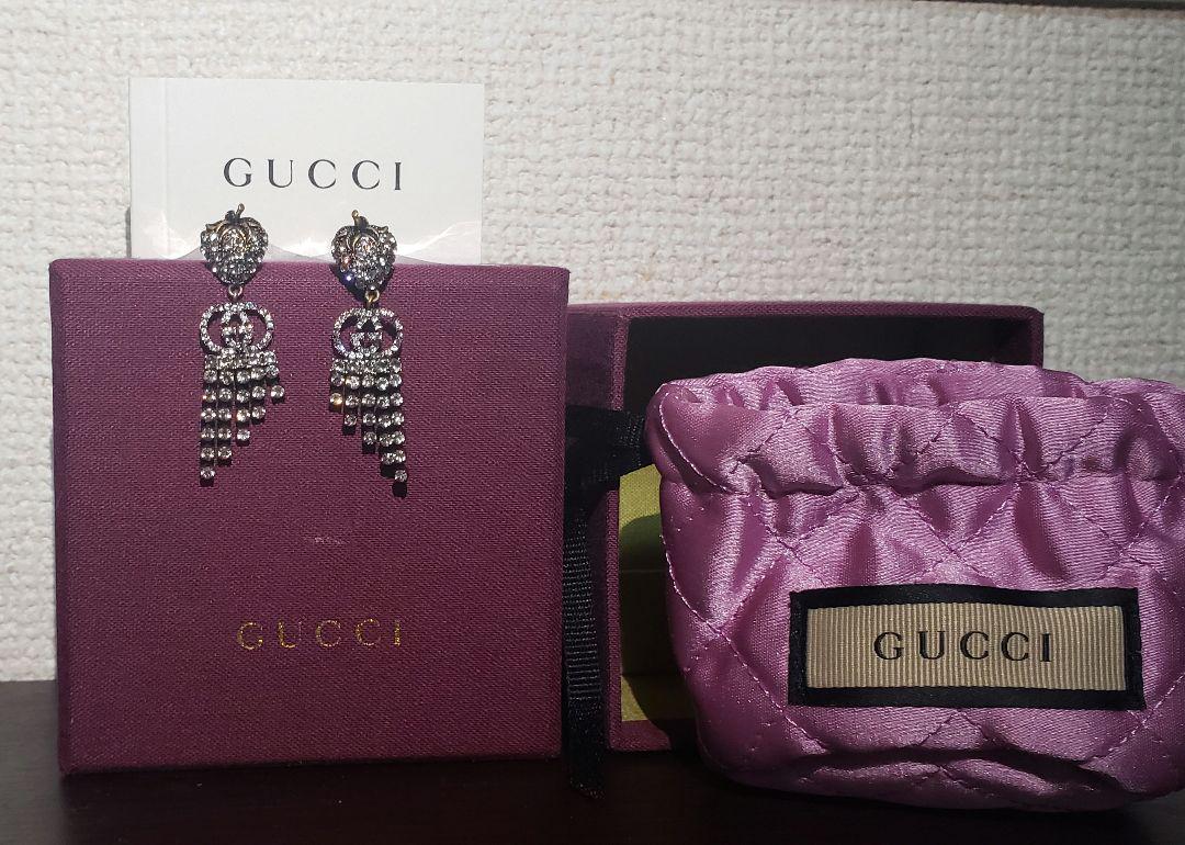 GUCCI グッチ ストロベリーピアス イチゴ レディース