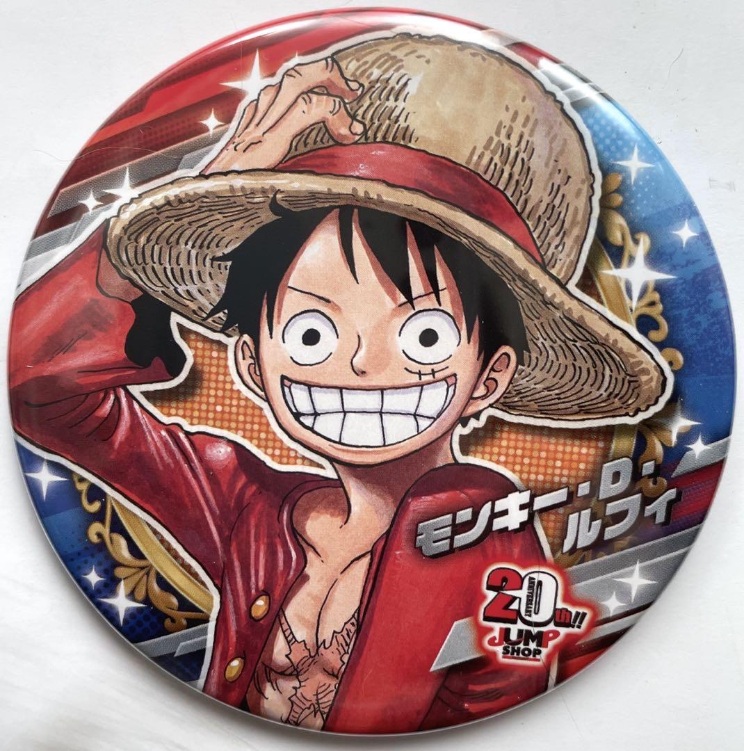 ネット限定お買い得商品 - ショップチャンネル ジャンプショップ 缶バッジ⭐︎ルフィ ⭐︎オールスター 20th ピンズ・ピンバッジ・缶バッジ