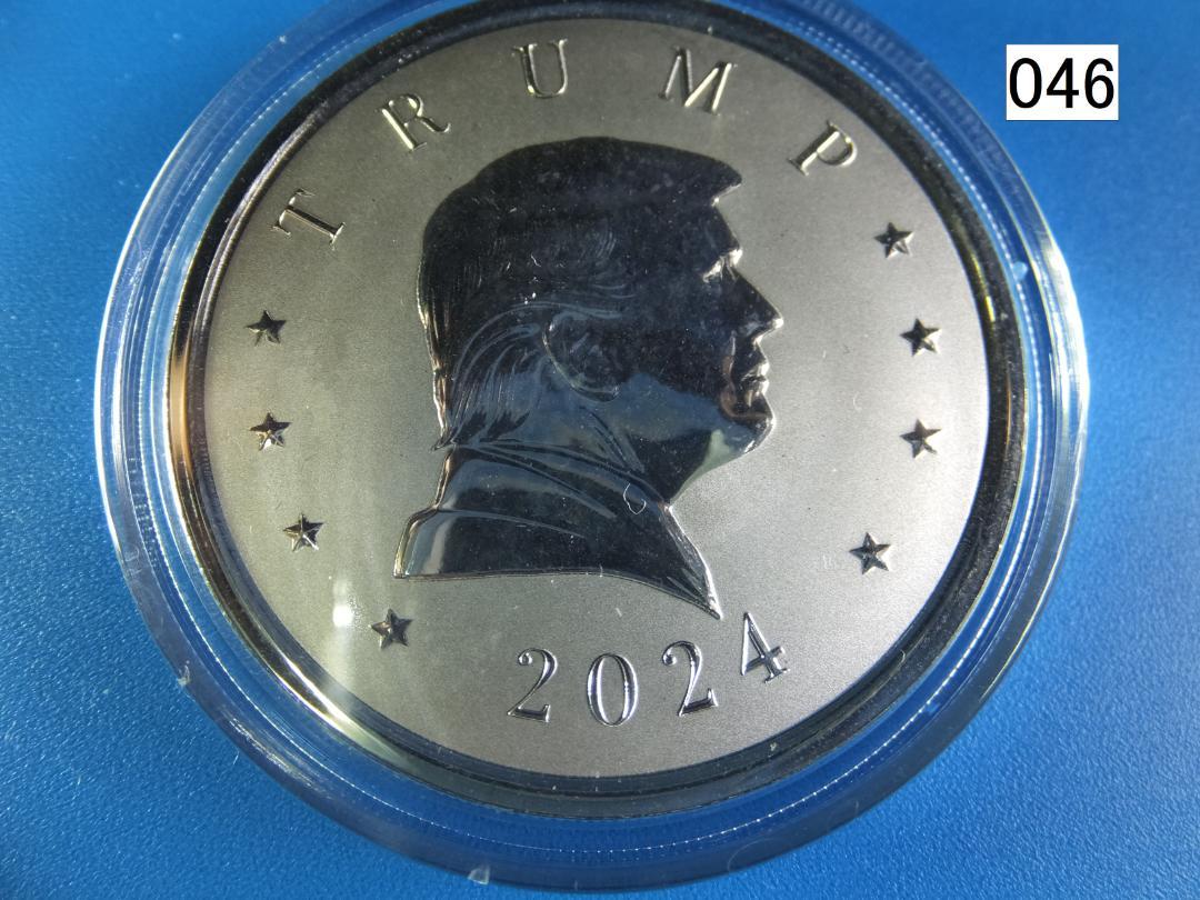 トランプ 2024 記念銀貨