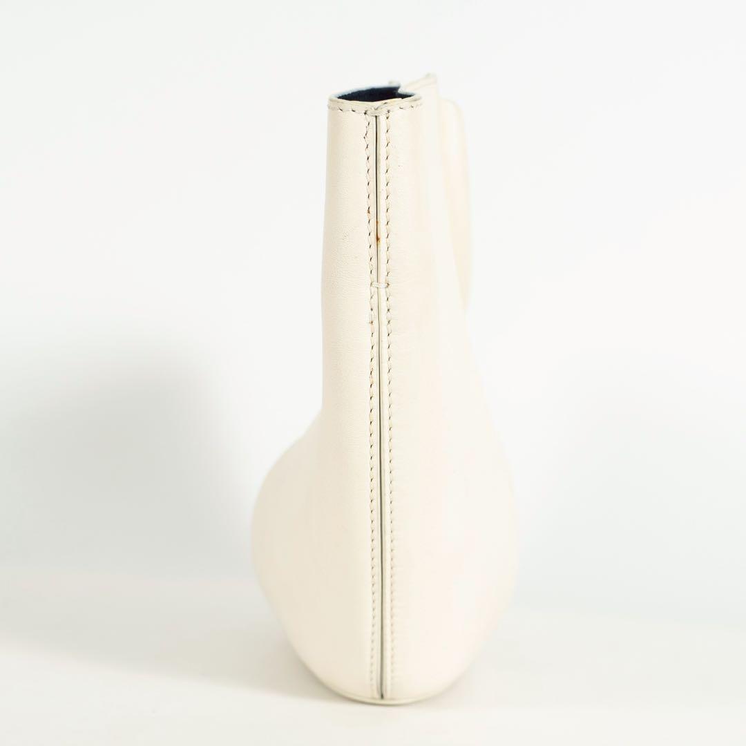 J&Mデヴィッドソン マーケット 2wayバッグ シボ革 レザー アイボリー