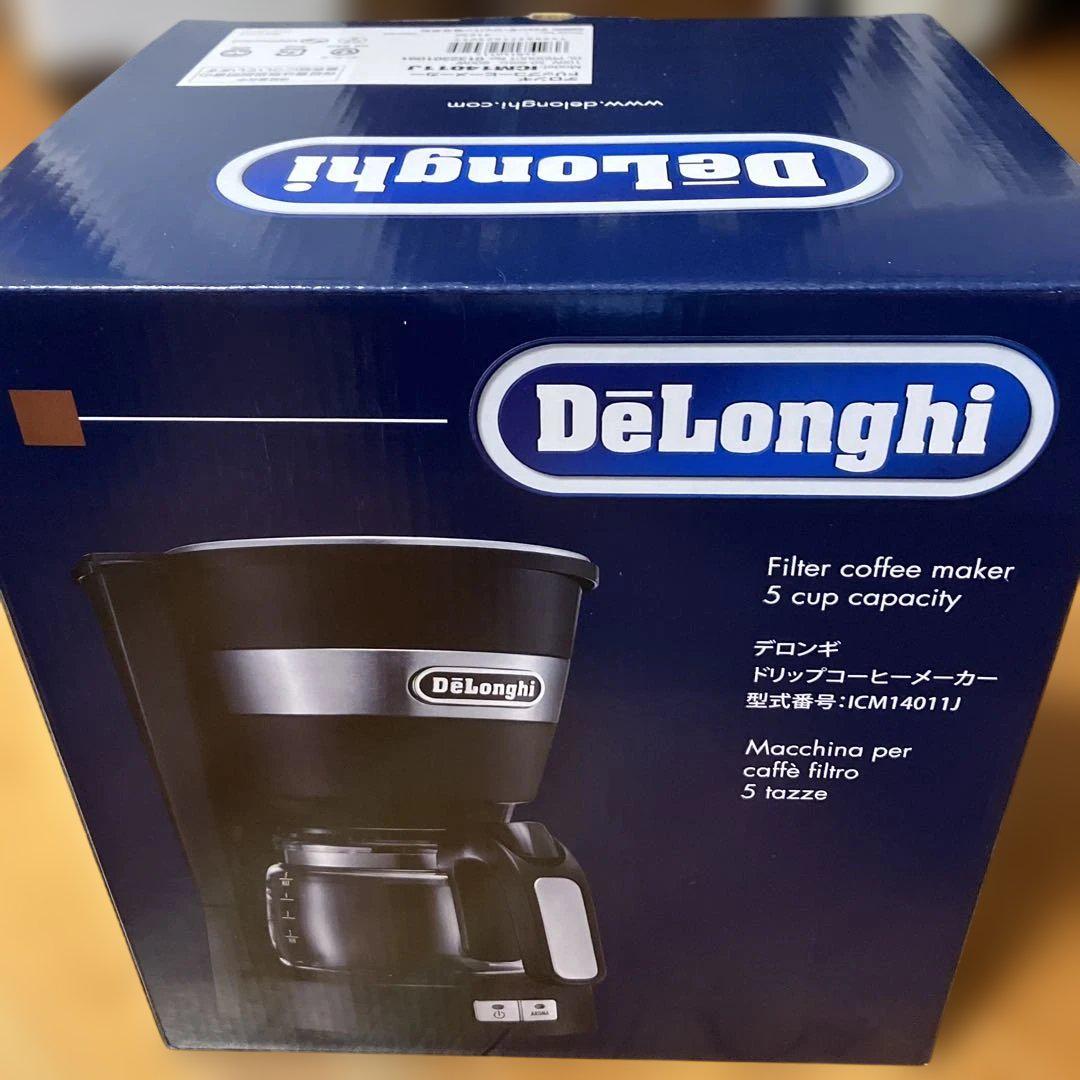 DeLonghi フィルターコーヒーメーカー ICM14011J 5杯