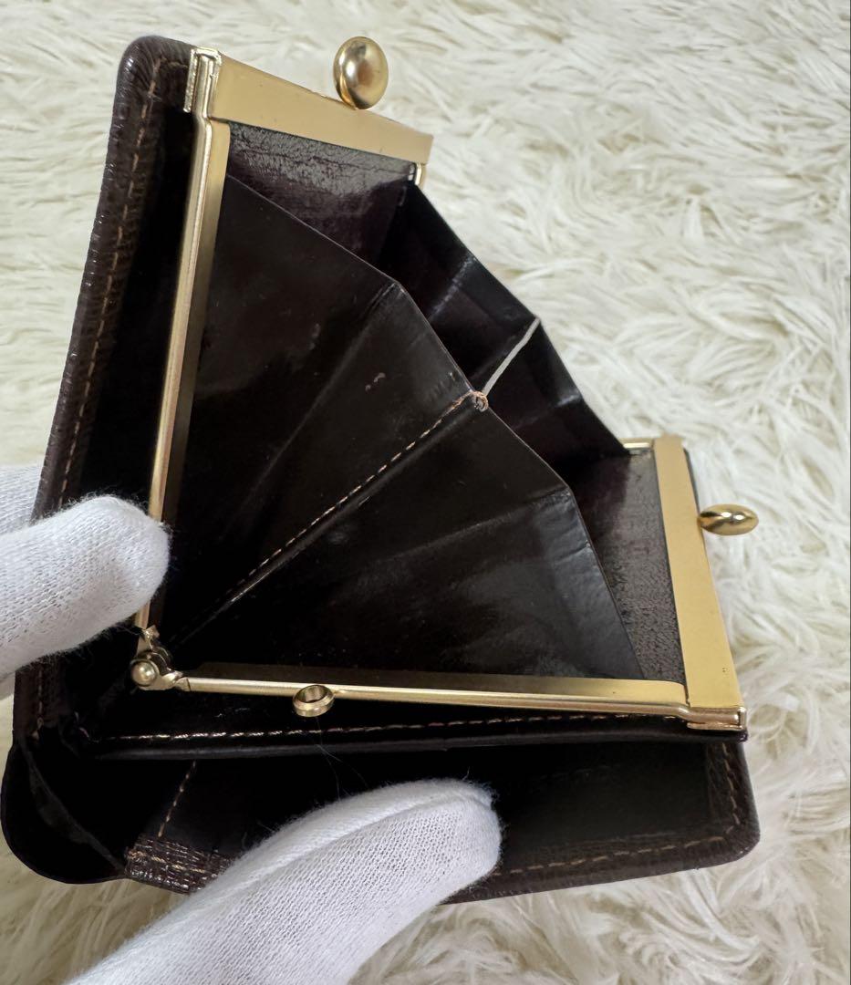 お値下げ】BURBERRY バーバリー がま口2折財布 ノバチェック