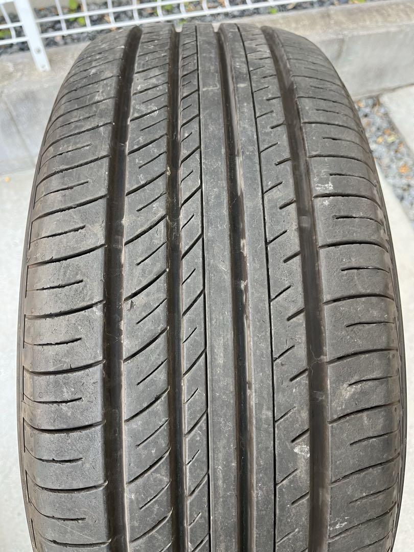 送料込み225/55r18YOKOHAMAアドバン24年製造2本バリ山
