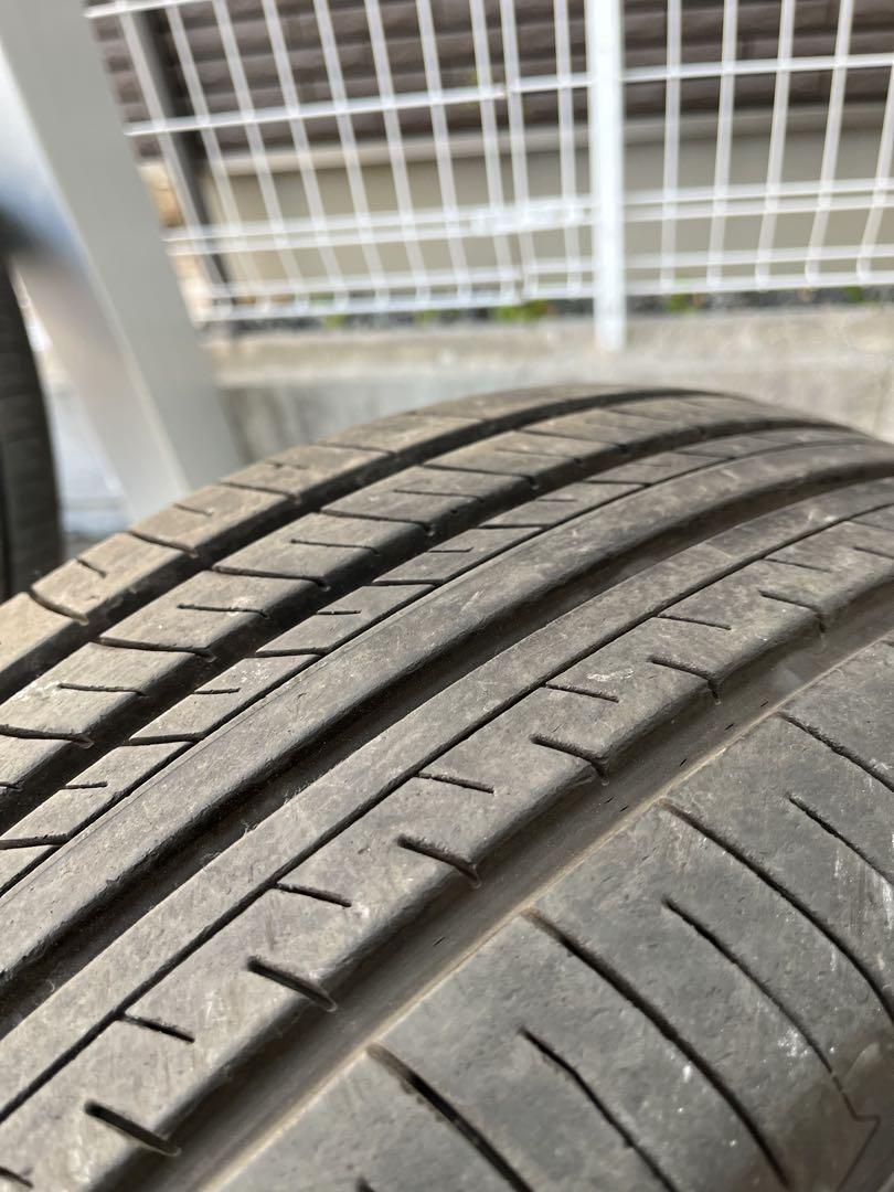 送料込み225/55r18YOKOHAMAアドバン24年製造2本バリ山