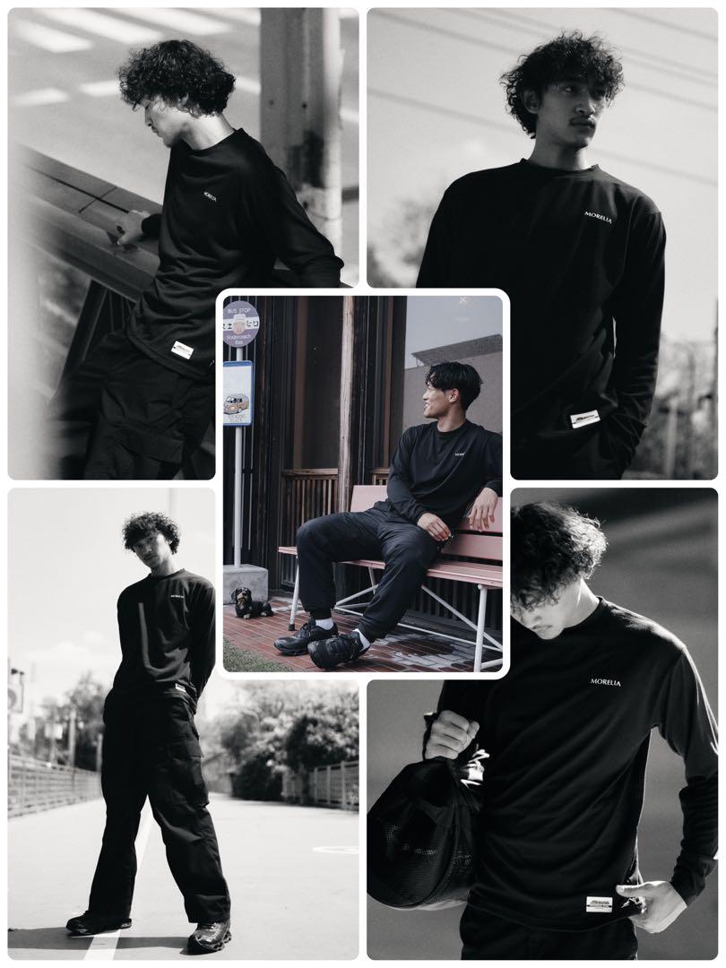 MIZUNO 【モレリア】ロングスリーブTシャツ ブラック S P2MAA556