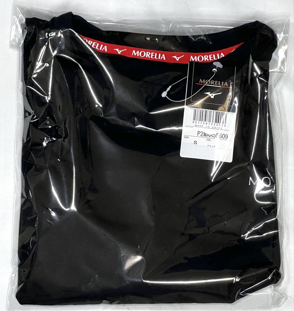 MIZUNO 【モレリア】ロングスリーブTシャツ ブラック S P2MAA556