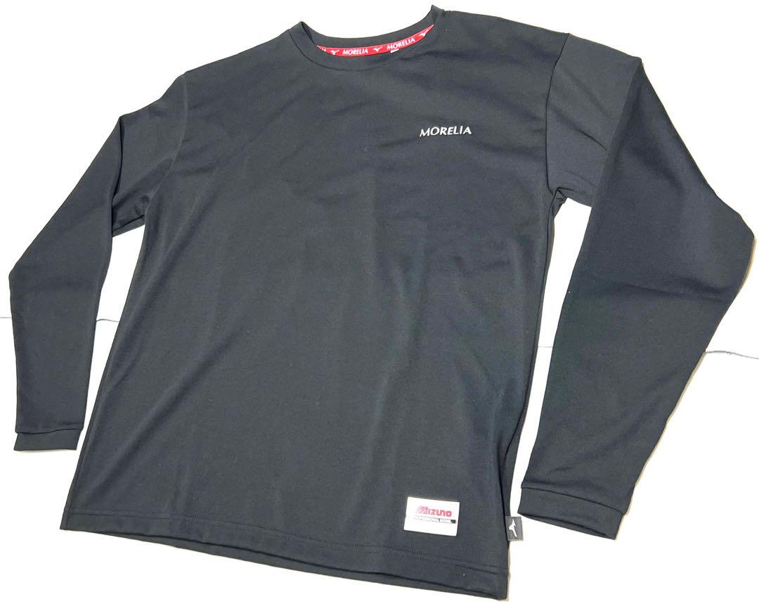MIZUNO 【モレリア】ロングスリーブTシャツ ブラック S P2MAA556