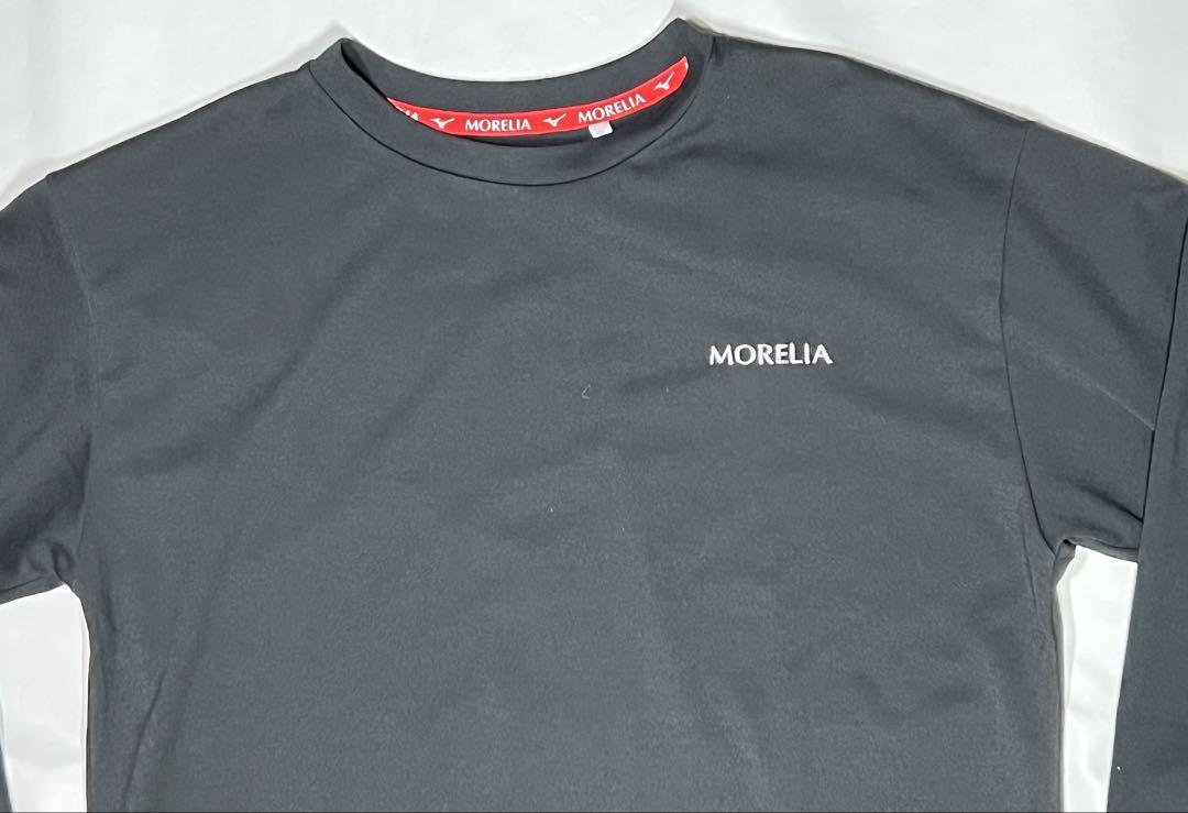 MIZUNO 【モレリア】ロングスリーブTシャツ ブラック S P2MAA556