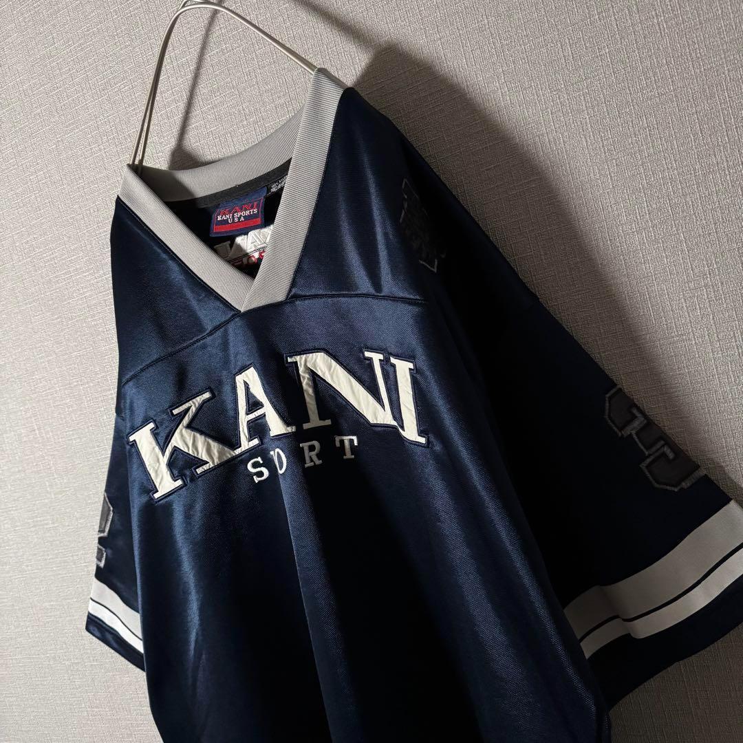 カールカナイ KARL KANI JEANS ゲームシャツ  B系 90s' カールカナイ KARL KANI JEANS ゲームシャツ B系 90s XL - メルカリ