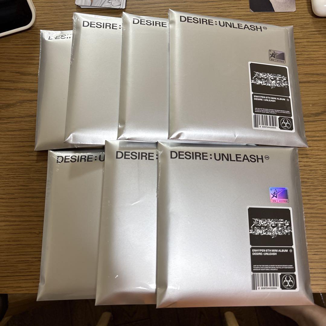 enhypen CD 新品未開封　DESIRE UNLEASH CD　7形態×4 6th Mini Album: DESIRE : UNLEASH (Random Cover) : ENHYPEN