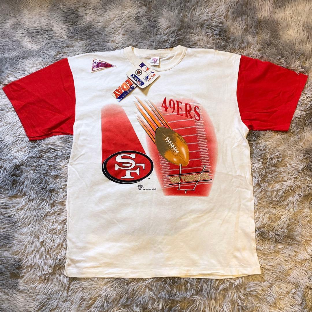デッドストック NFL 49ers サンフランシスコ ツートーンTシャツ