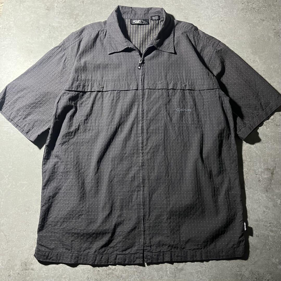 裏原　初期タグ　airwalk XL 半袖シャツ　90s テック