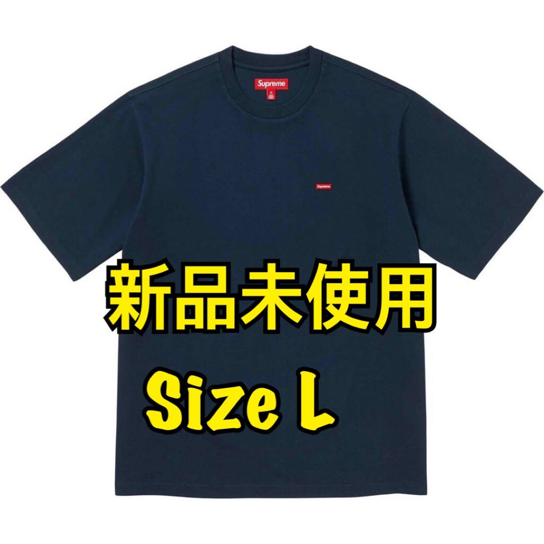 Supreme Small Box Logo Teeボックスロゴ　紺　L