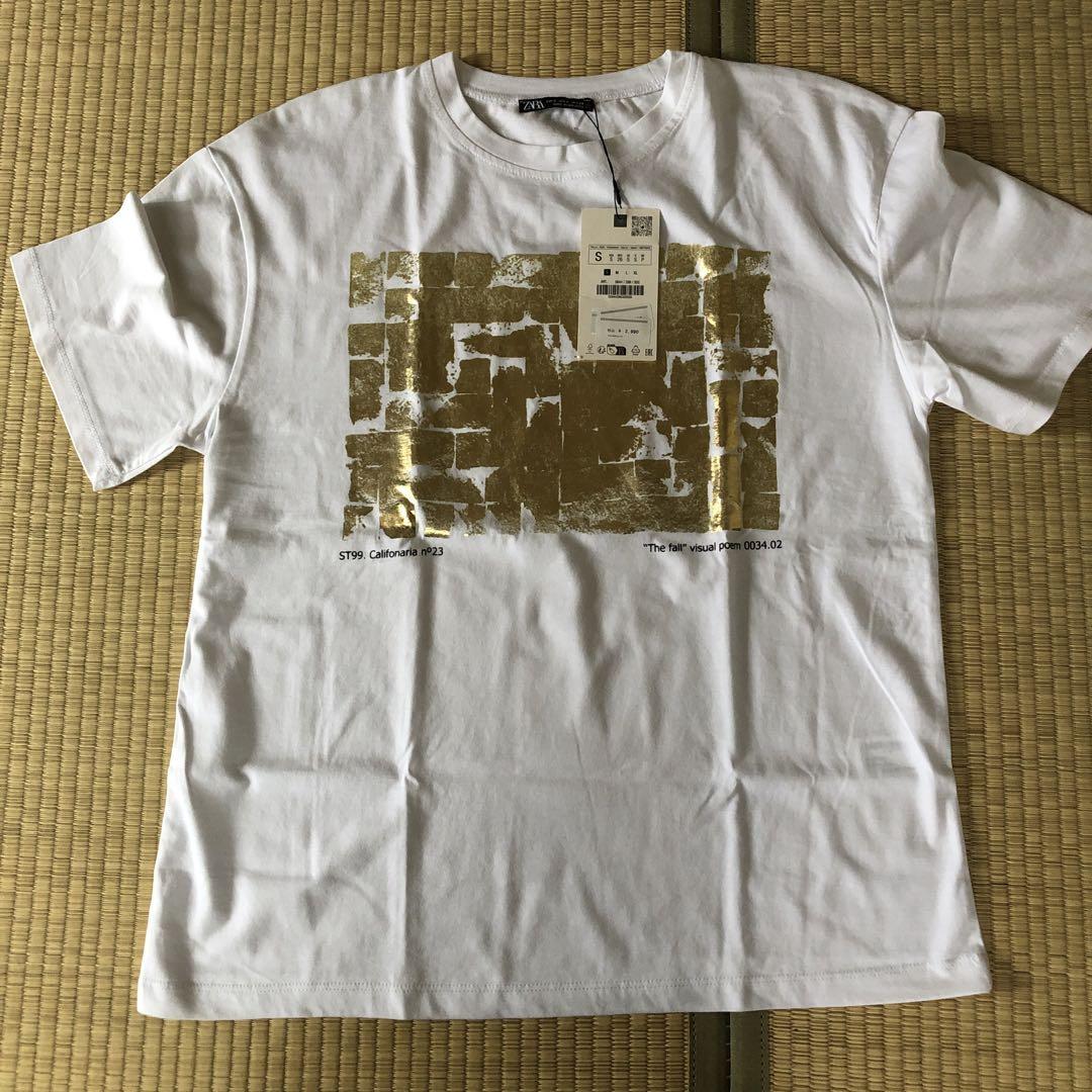★ドイツ発*ZARA*新作*COMBINED プリントTシャツ/WN★ ZARA イラストプリント ホワイトTシャツ S - メルカリ