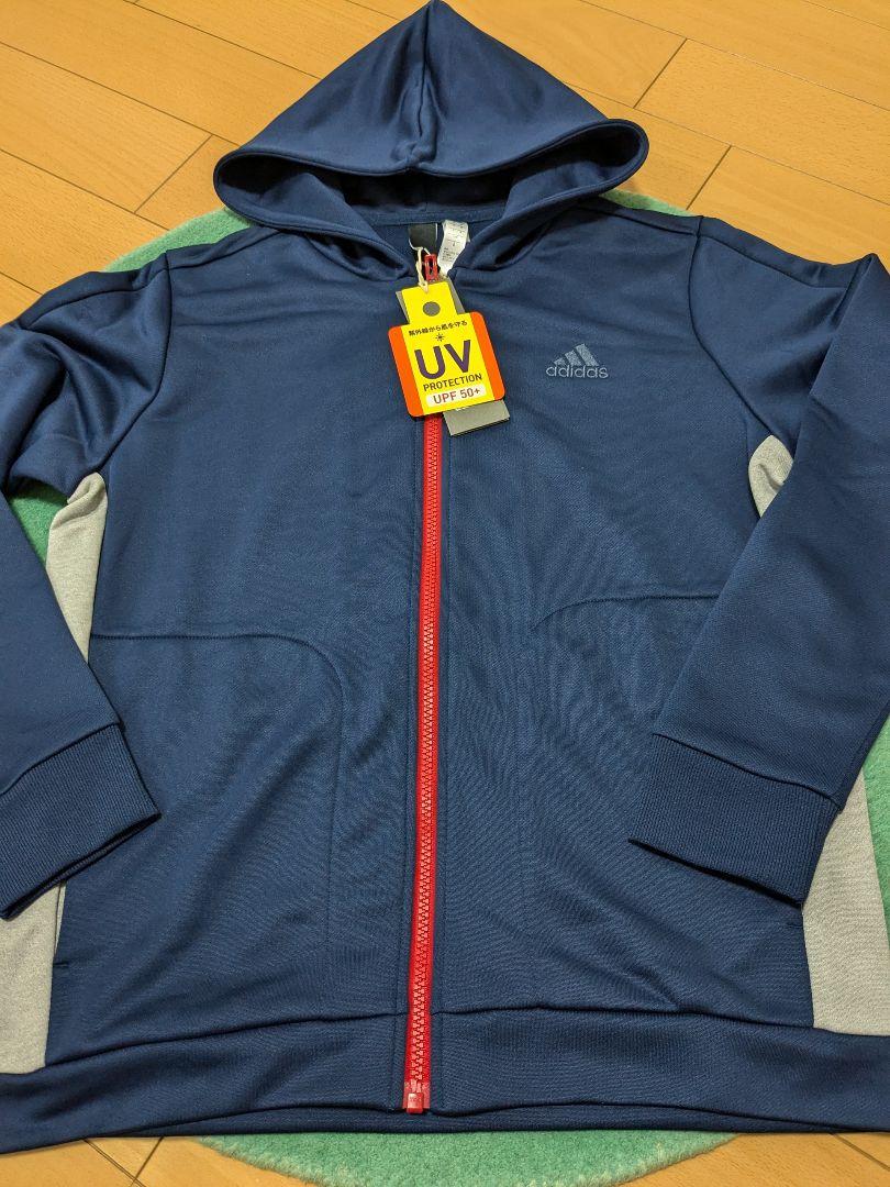 ☆新品　アディダス　紺×赤、グレー UVカット ジャージ上下セット　レディース☆
