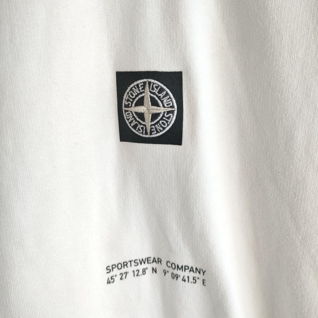 トミーヒル 極美品 ストーンアイランド スウェット ハーフジップ W4IMb-m77031794501 STONE ISLAND れなし