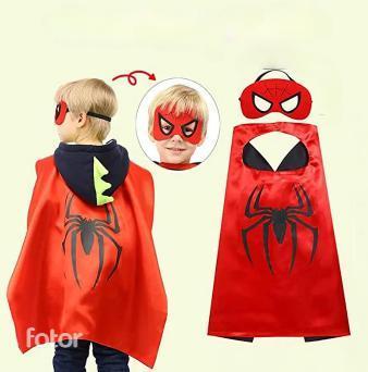 キッズ クモ マント スーパーヒーロー 衣装 ハロウィン コスプレ
