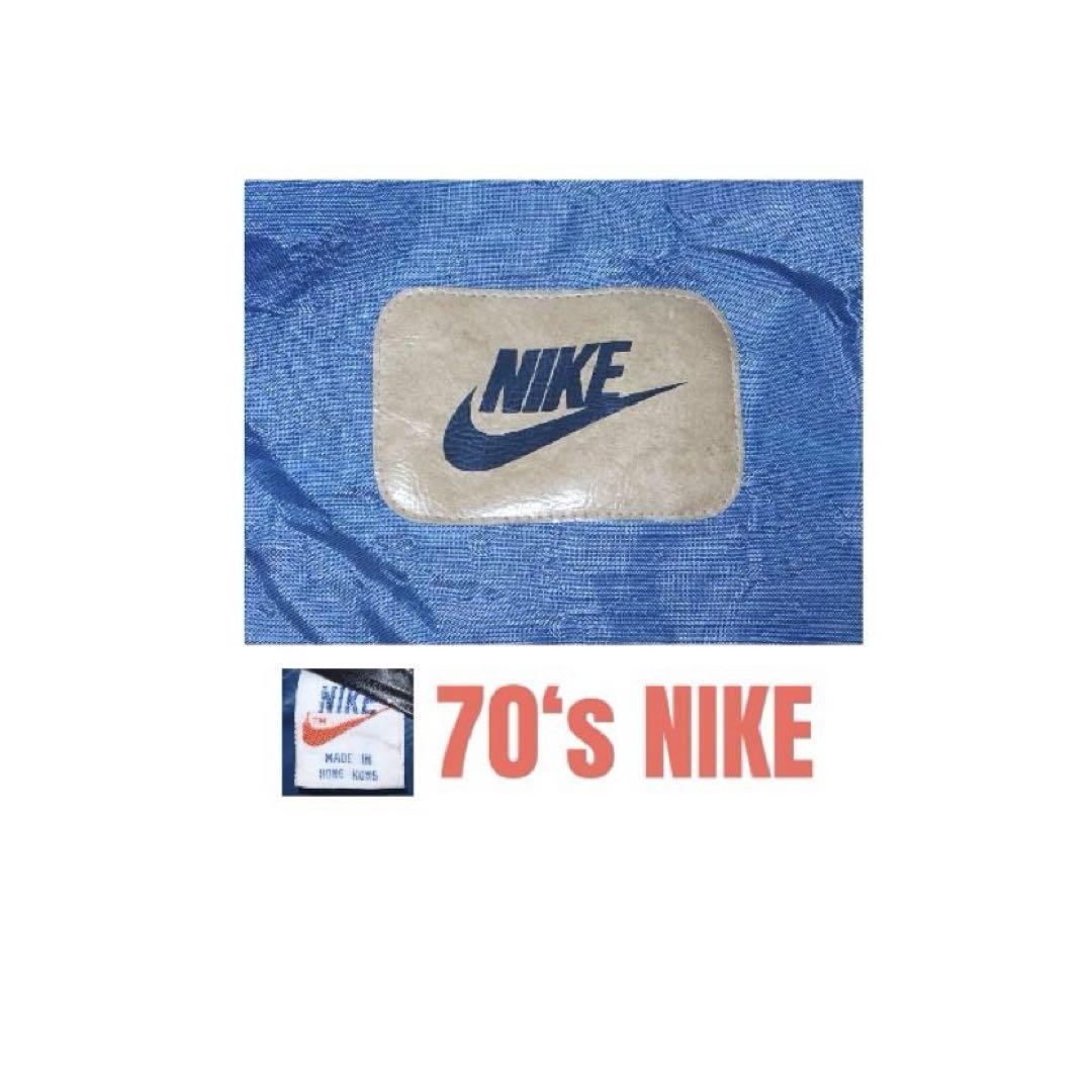 ▪️70’s NIKE ビンテージ ボストンバッグ 鞄 オレンジタグ 70年代 青