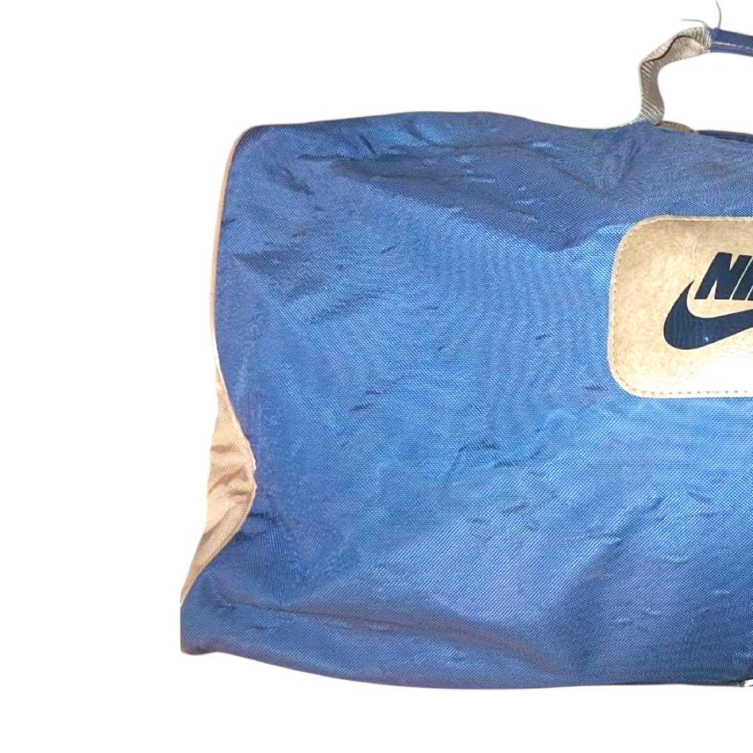 ▪️70’s NIKE ビンテージ ボストンバッグ 鞄 オレンジタグ 70年代 青