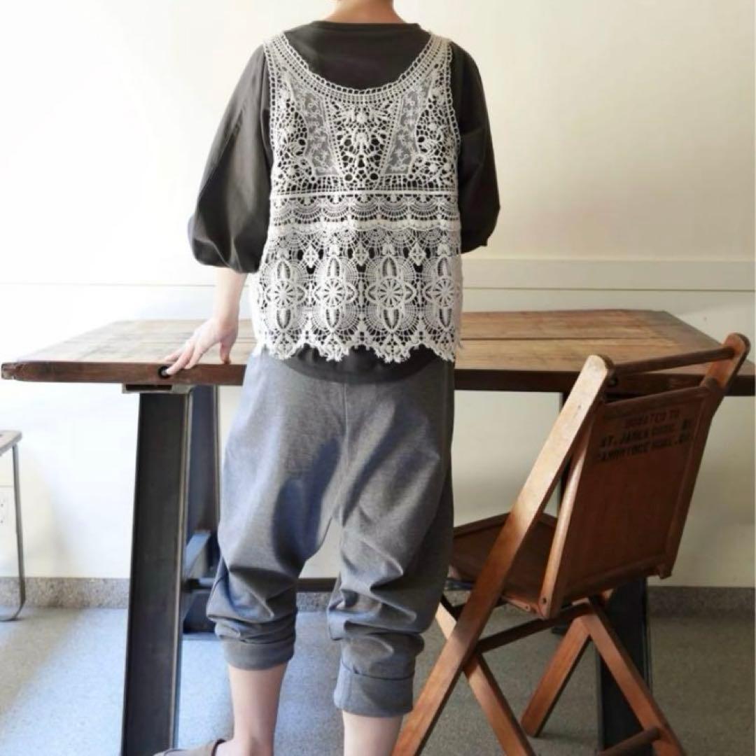 ジャーナルスタンダードラックス | レースMIX ノースリーブブラウス