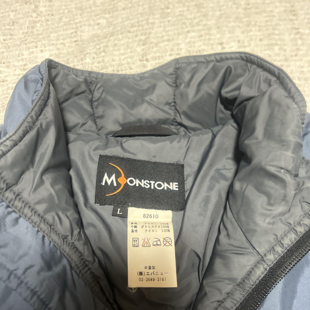 90s 00s monstone ダウンジャケット　ブルー　テック