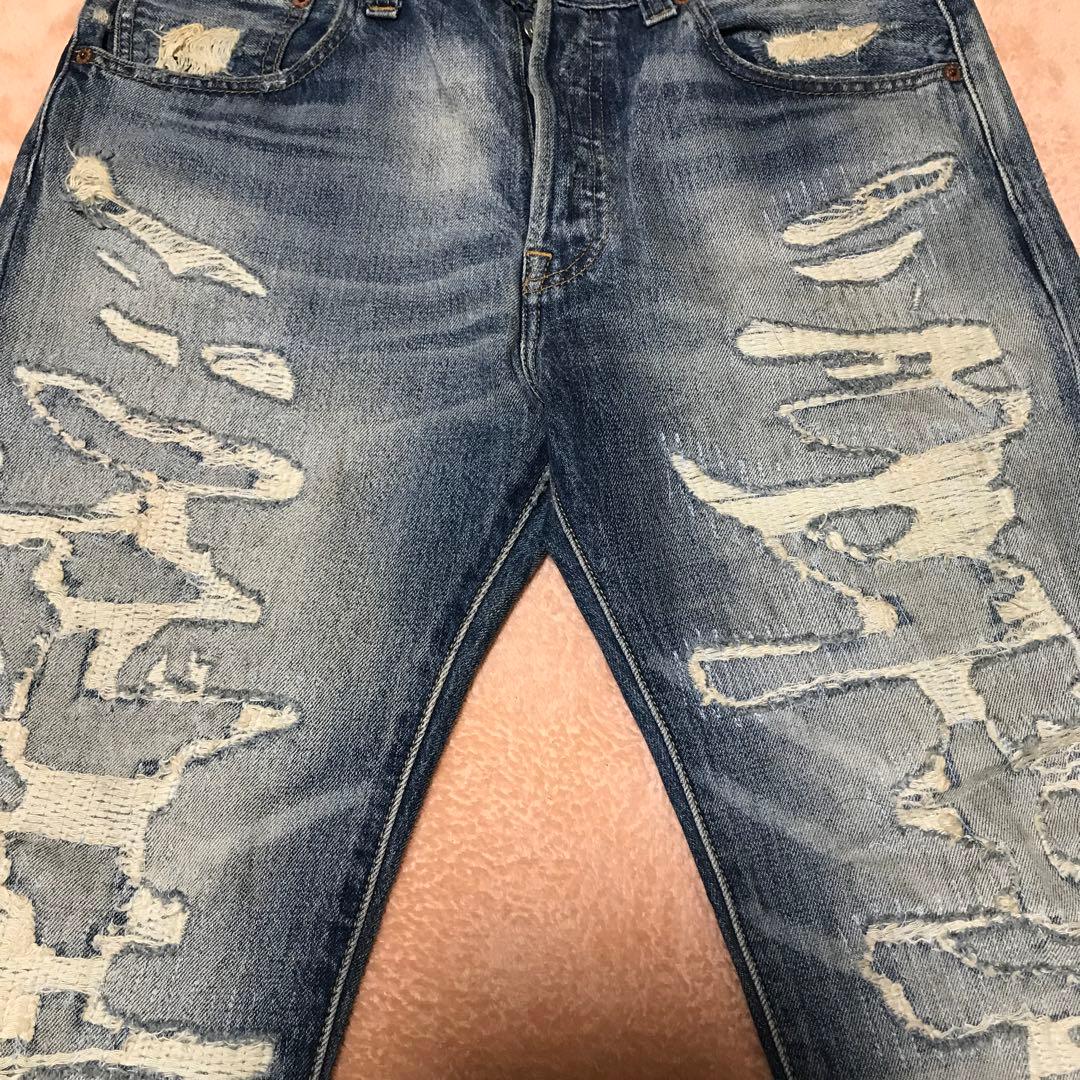 リーバイス 1800本 ダメージジーンズM・Levi's MEDICALDB_JP